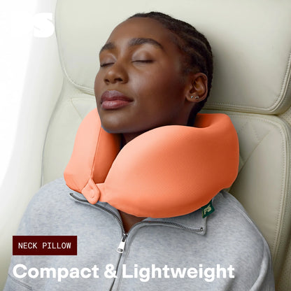 Travel Neck Pillow - U Shaped Lightweight Memory Foam Neck Travel Pillow for Airplane and Car Travels