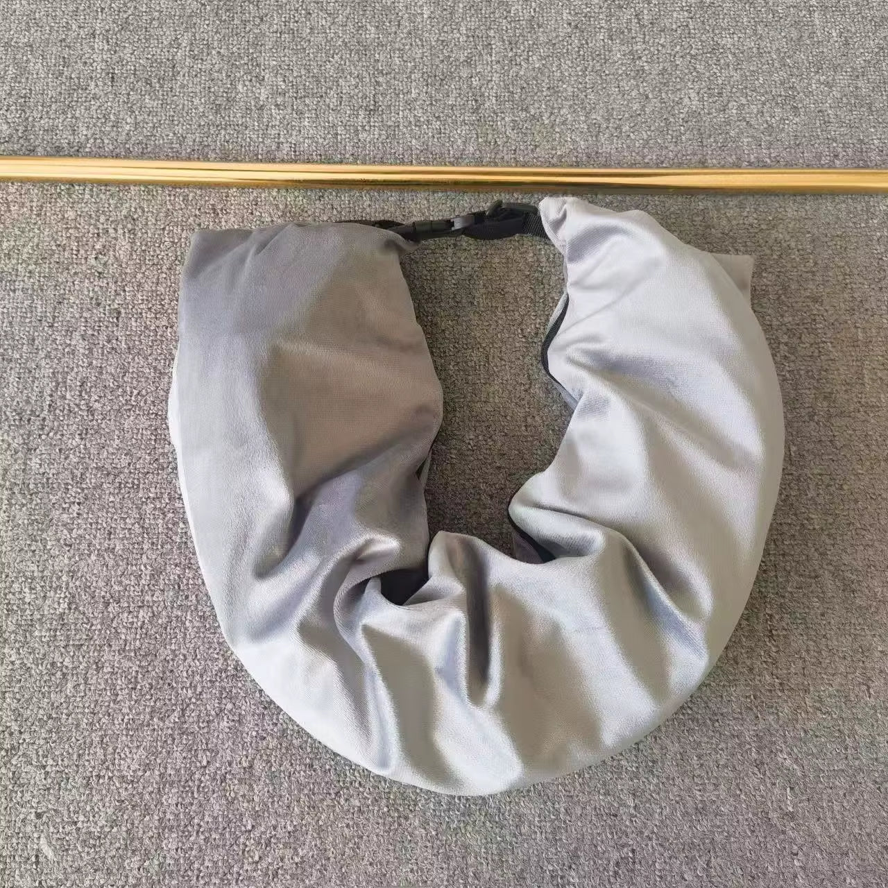 Fillable Travel Pillowcase Organizer Bag Carryable Travel Bag Airplane Cushion Travel Neck Pillow Self-Filling Travel