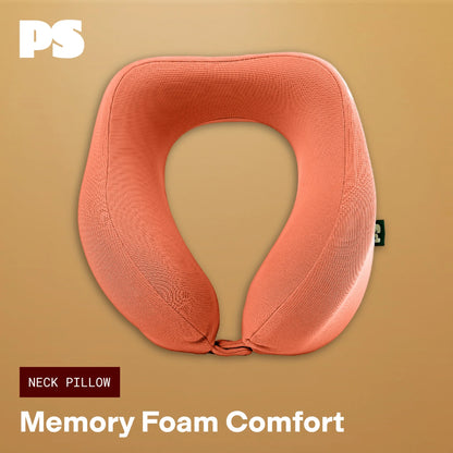 Travel Neck Pillow - U Shaped Lightweight Memory Foam Neck Travel Pillow for Airplane and Car Travels