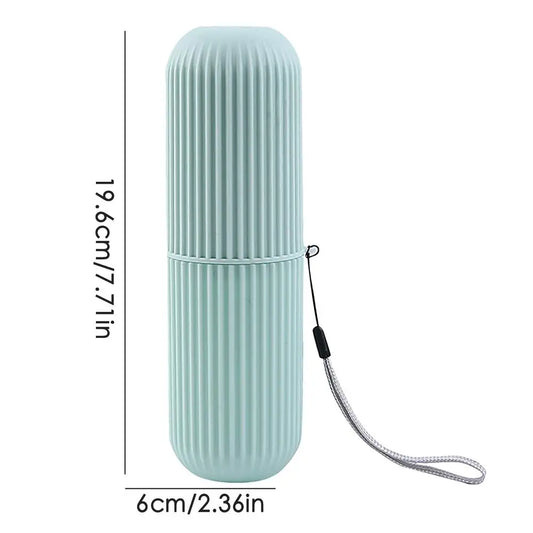 Toothbrush Travel Case Toothbrush Travel Containers Travel Toothbrush Cup Holder for Traveling Bathroom Business Camping School