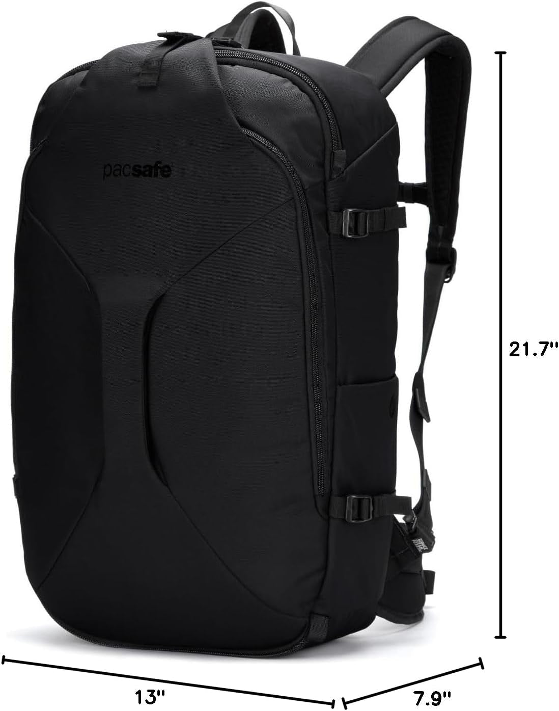 EXP45 Anti-Theft Carry-On Travel Pack, Black